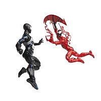 Marvel Legends Series, Spider-Man Symbiote & Carnage, pack de 2 figurines articulées de 15 cm
