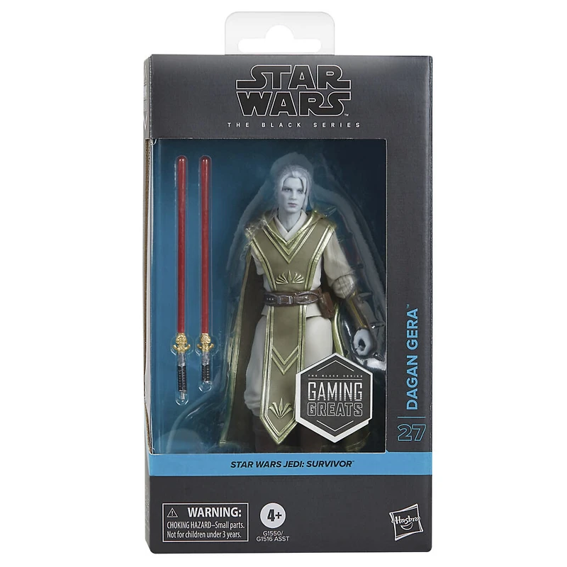 Star Wars The Black Series, figurine de collection Dagan Gera de 15 cm, Star Wars Jedi: Survivor, Gaming Greats