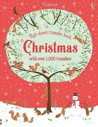 Colouring Book Christmas With Rub Down Transfers - Édition anglaise