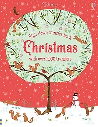 Colouring Book Christmas With Rub Down Transfers - Édition anglaise