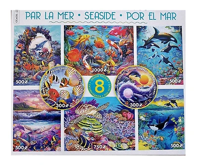 Ceaco 8-in-1 Multipack Puzzle Seaside