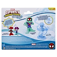 Marvel Spidey et ses Amis Extraordinaires Water-Webs, figurines Spidey et Hydro-Man