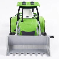 Meccano Junior, Front Loader Tractor with Moving Parts and Real Tools, Toy Model Building Kit