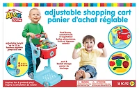 ALEX - Chariot De Supermarché Réglable Avec Nourriture