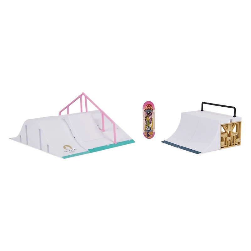 Tech Deck, Sky Brown's Olympic Games Paris 2024 Ramp, Customizable X-Connect Park Creator Playset & Exclusive Fingerboard