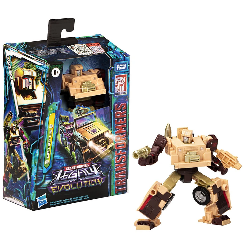 Transformers Legacy Evolution Deluxe Class Detritus 5.5 Inch Action Figure