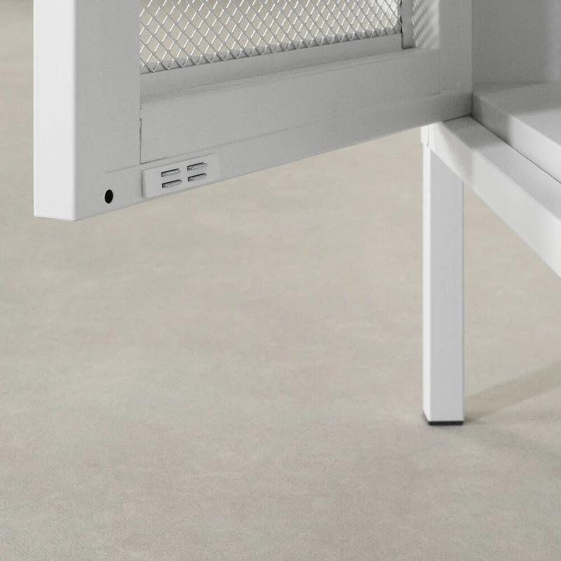 Dylane Table de chevet Blanc