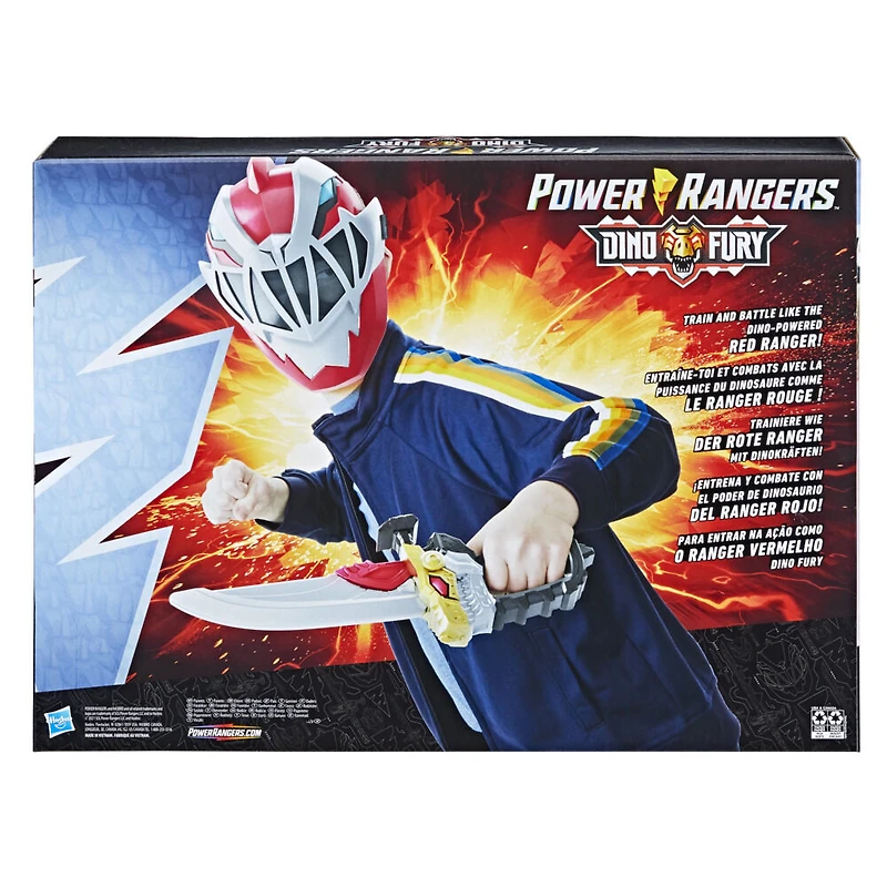Power Rangers Dino Fury Red Ranger Kids Role Play Toy - R Exclusive