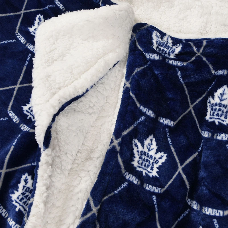 Couverture à capuche des Maple Leafs de Toronto de la LNH (50 x 70 po)