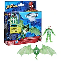 Marvel Spider-Man Epic Hero Series Web Splashers Green Symbiote Hydro Wing Blast Action Figure and Vehicle Playset