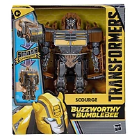 Transformers: Rise of the Beasts, figurine Buzzworthy Bumblebee Smash Changer Scourge de 22,5 cm - Notre exclusivité