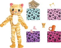 Barbie-Poupée Cutie Reveal avec costume de chat et 10surprises