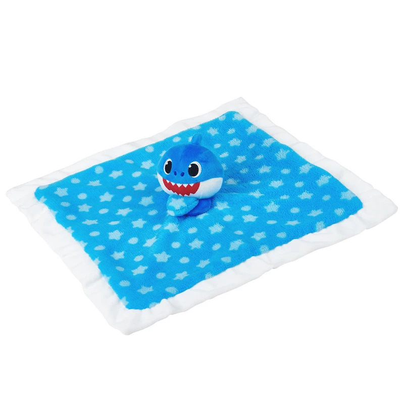 Couverture en peluche pour bébé-Daddy Shark
