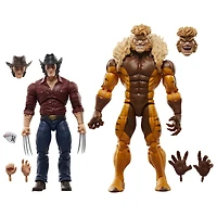 Marvel Legends Series, Logan contre Sabretooth, figurines Wolverine