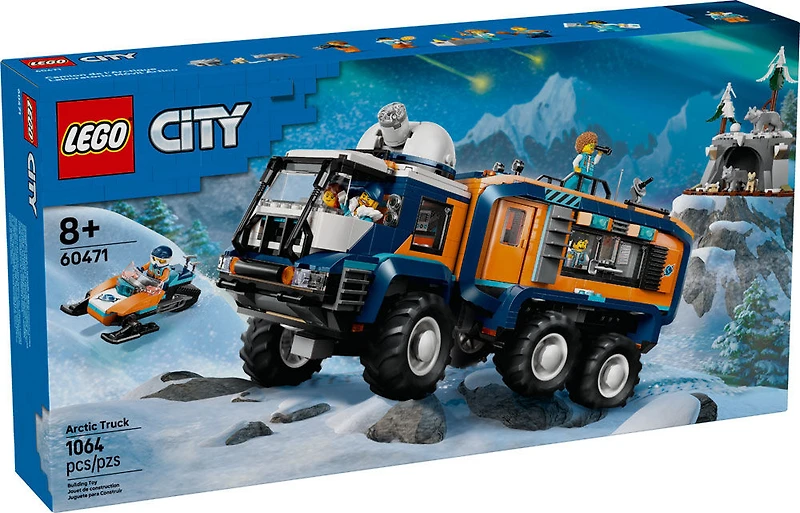 LEGO City Le Camion-Laboratoire d'Exploration de l'Arctique, Ensemble de Construction de Jouet STIM pour les 8 Ans et Plus 60471