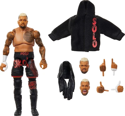 WWE-Solo Sikoa Édition Ultimate-Coffret avec figurine articulée