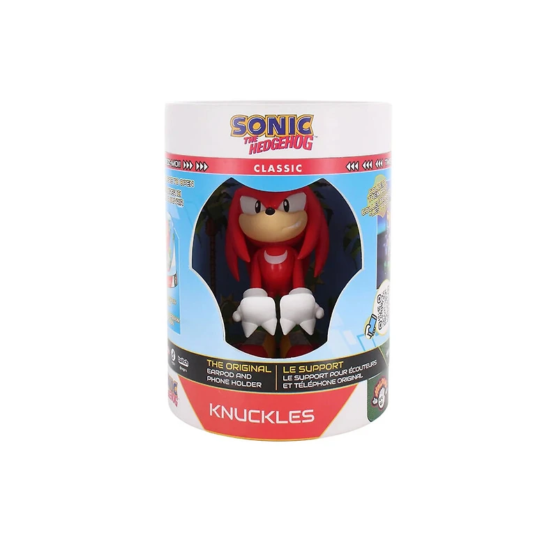 Exquisite Gaming SEGA: Knuckles Cable Guys Holdem le support de earpod et de téléphone