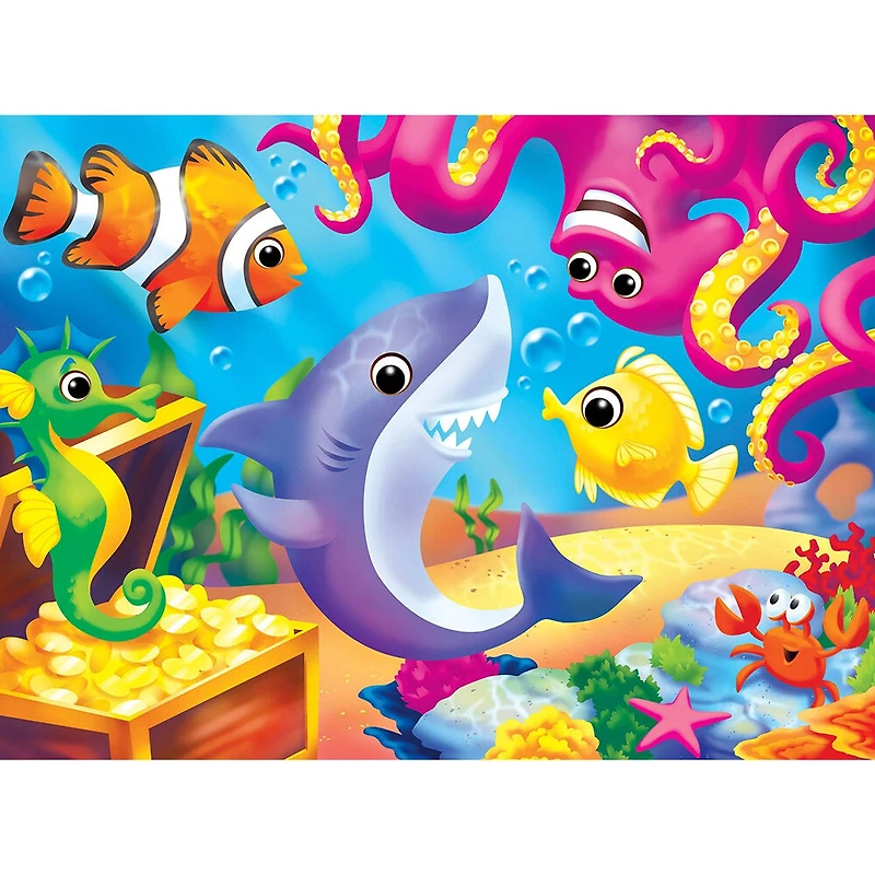 MasterPieces Casse-Tête D'Enfants - Lil Shark Googly Eyes 48 Pièces - Édition anglaise