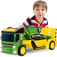 John Deere Motorized 'Lights & Sounds' Maxx Power 2-N-1 Mega Mover - English Edition
