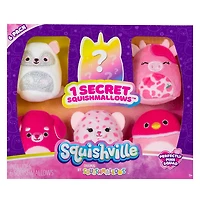 Squishville Mini Squishmallow 6 Pack - Perfectly Pink Squad