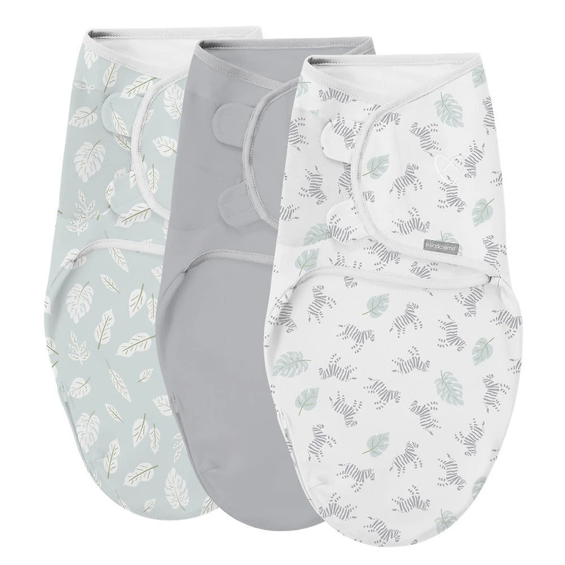 SwaddleMe by Ingenuity Easy Change - Zebra Botanical