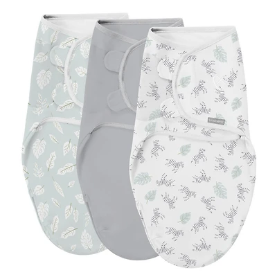 SwaddleMe by Ingenuity Easy Change - Zebra Botanical