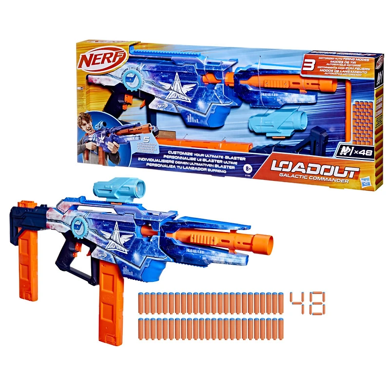 Nerf Loadout Galactic Commander, blaster et 48 fléchettes N1