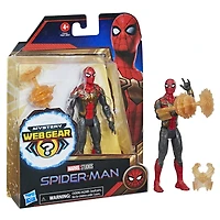 Marvel Spider-Man Mystery Web Gear, figurine Iron Spider à costume combiné