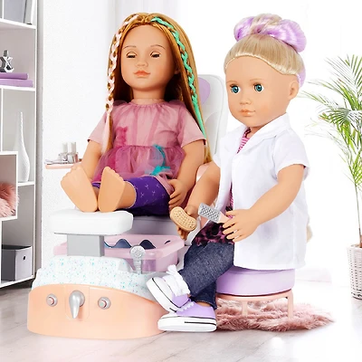 Our Generation Ensemble Yummy Pizzeria Accessoires et aliments de pizzeria pour poupée 46 cm