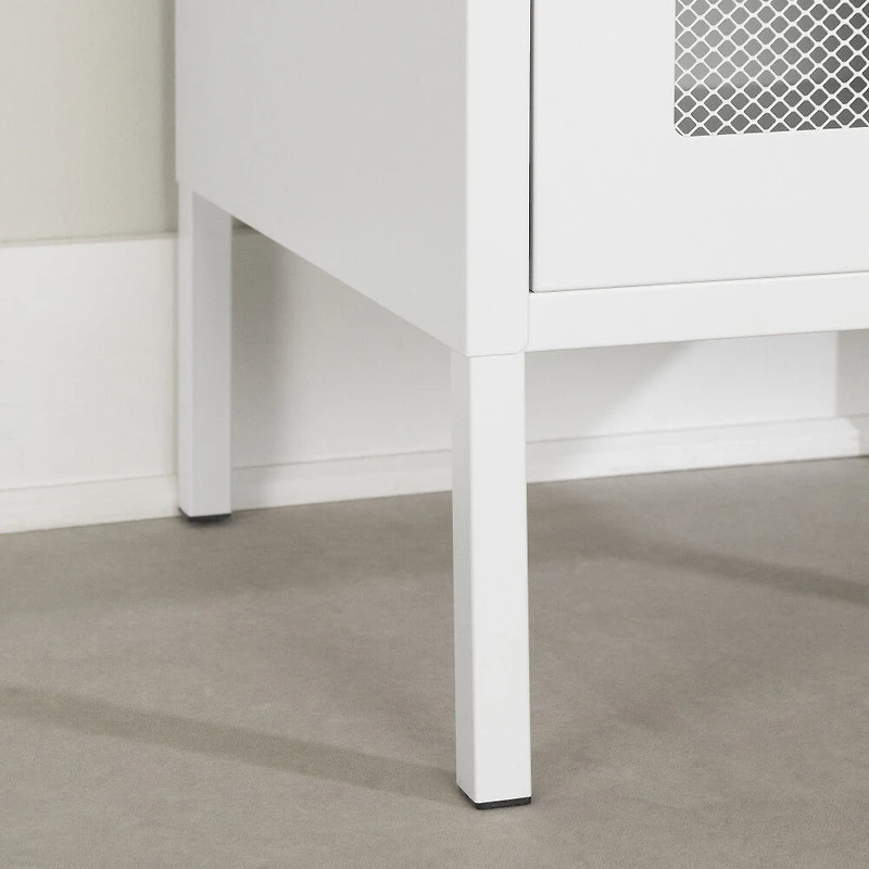 Dylane Table de chevet Blanc