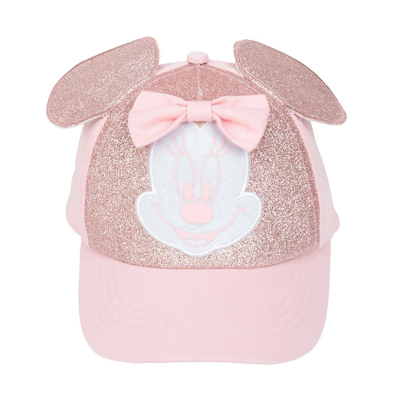 Minnie Mouse Glitter 3D Hat Pink Size 4-6X