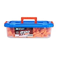 Boîte de munitions pour fléchettes en mousse X-Shot Excel (200 fléchettes)