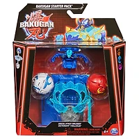 Bakugan Starter 3-Pack, Special Attack Bruiser, Octogan et Trox, figurines articulées personnalisables qui tournent et cartes à collectionner