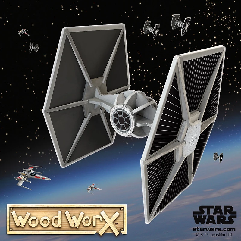 Chasseur Tie impérial Star Wars Wood WorX