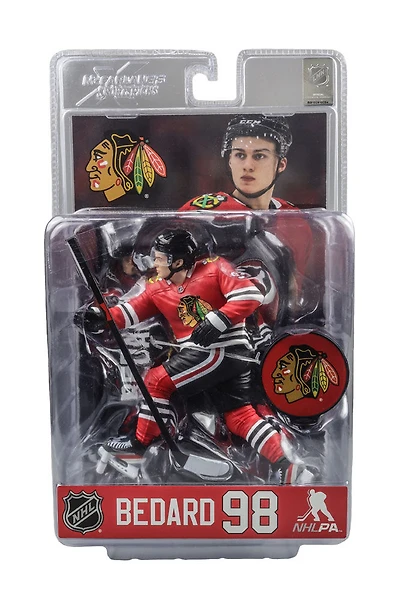 McFarlane's SportsPicks-NHL 7"Posed Fig - Connor Bedard (Chicago Blackhawks)