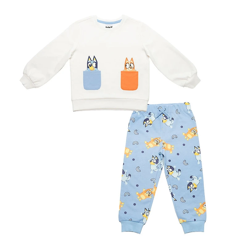 Bluey - Ensemble 2 pièces - Blanc cassé et bleu - En exclusivité chez Toys “R” Us
