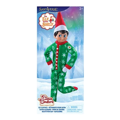Elf on the shelf - Claus Couture - Snowflake Snuggle PJs