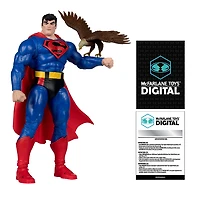 DC Direct Superman (Our Worlds at War) Figure d'action de 7 pouces avec McFarlane Toys Digital Collectible