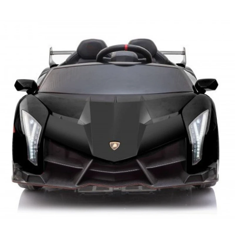 KIDSVIP Voiture autoportée Lamborghini Veneno 4X4 12V sous licence pour enfants avec RC