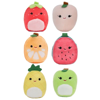 Paquet de 6 mini peluches Squishville - Escouade de fruits