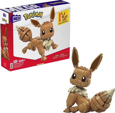 Mega Construx - Pokémon - Eevee Evoli Geant