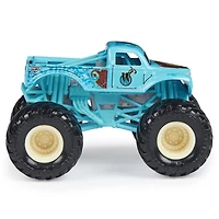 Monster Jam, Monster truck W officiel, véhicule en métal moulé, série Danger Divas échelle 1:64