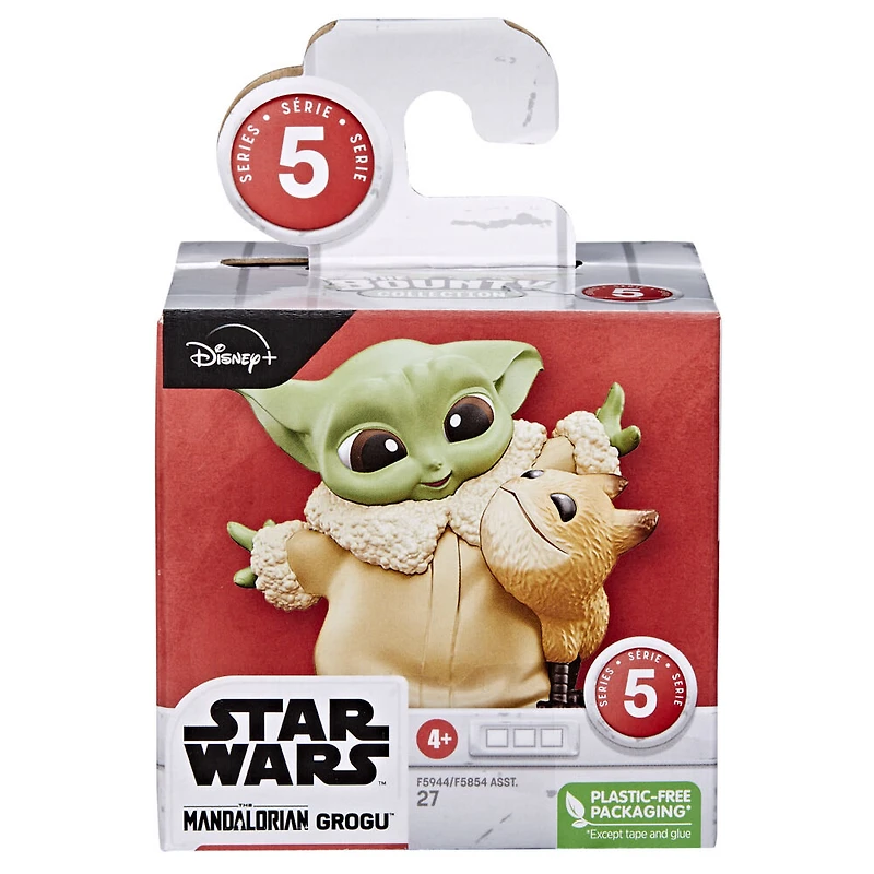 Star Wars The Bounty Collection Series 5, 2.25-Inch-Scale Grogu Figure, Loth-Cat Cuddles Pose