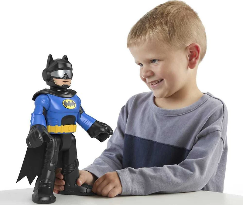 Imaginext-DC Super Friends-BatmanXL Motard Bleu-Figurine 25cm