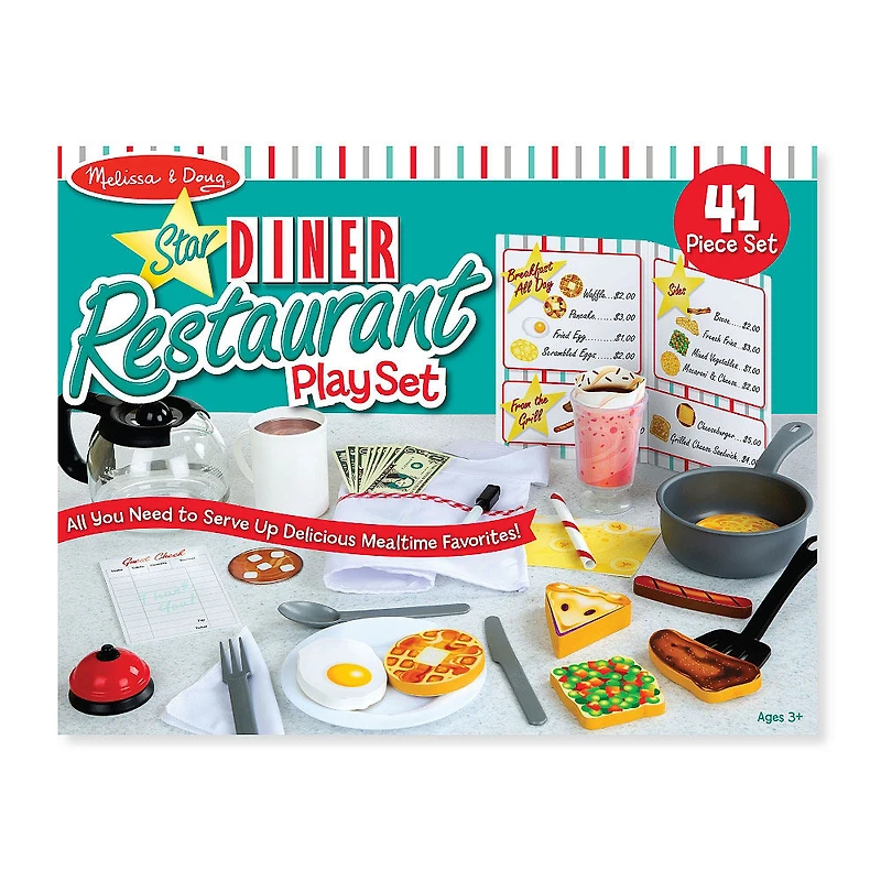 Melissa & Doug - Star Diner Restaurant Play Set