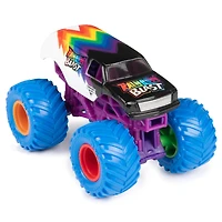 Monster Jam, Monster trucks en métal moulé Racing Stripes Vs. Rainbow Blast officiels, échelle 1:64