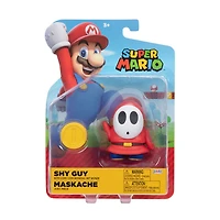 Super Mario 4 Inch Figure - Shy Guy with Coin