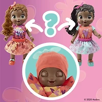 Baby Alive Baby Grows Up (Sweet) - Sweet Blossom, Growing and Talking Baby Doll Toy - English Edition