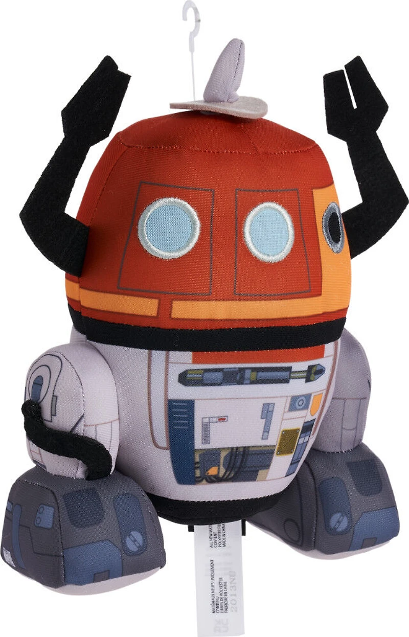 Star Wars Plush Chopper (C1-10P) Character Figure, 8-inch Soft Doll, Collectible Toy Gifts