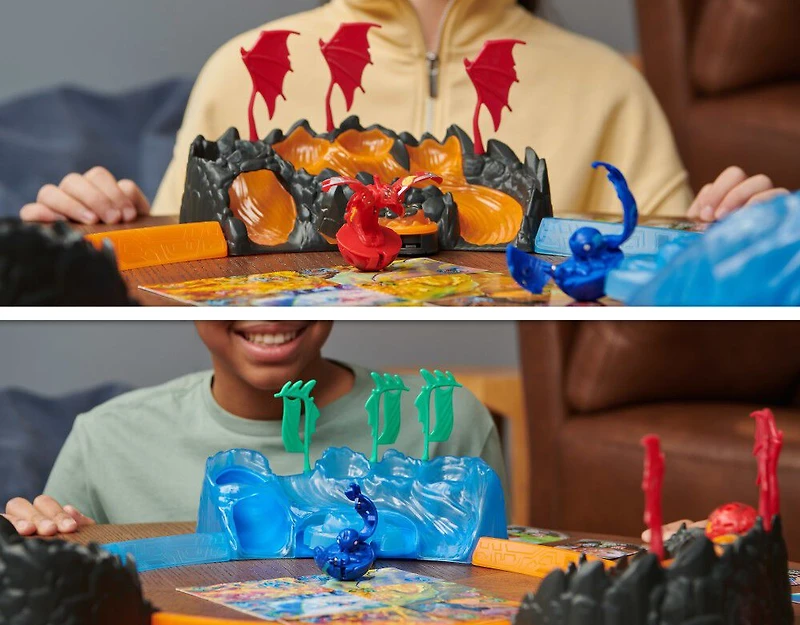 Bakugan Training Set avec Octogan, thème clan aquatique, figurine articulée personnalisable, cartes à échanger et coffret